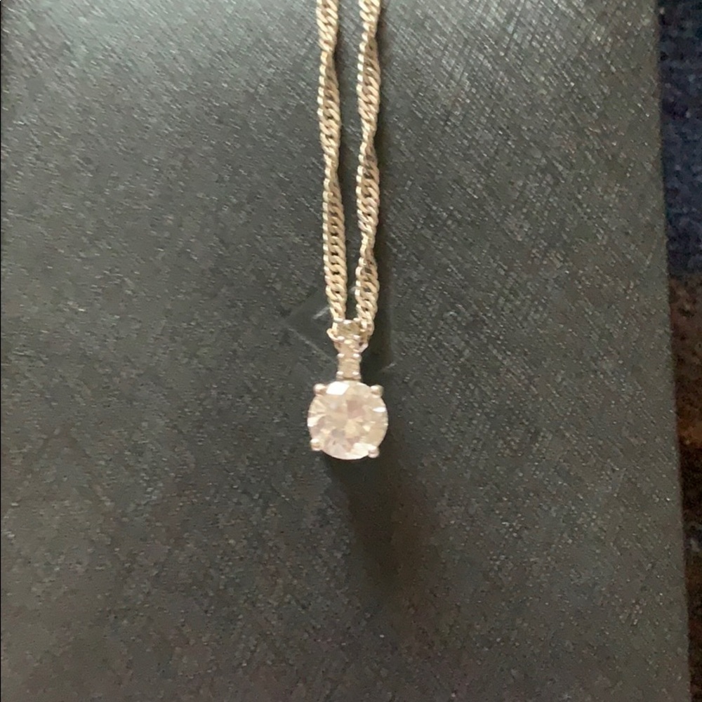 Cubic zirconia necklace